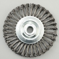 Twisted Knot Wheel Brushes with Nut