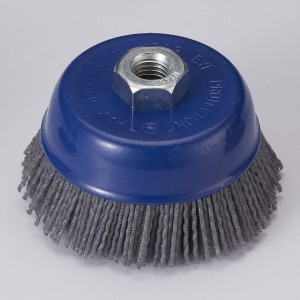 Blue Nylon filament Cup Brushes