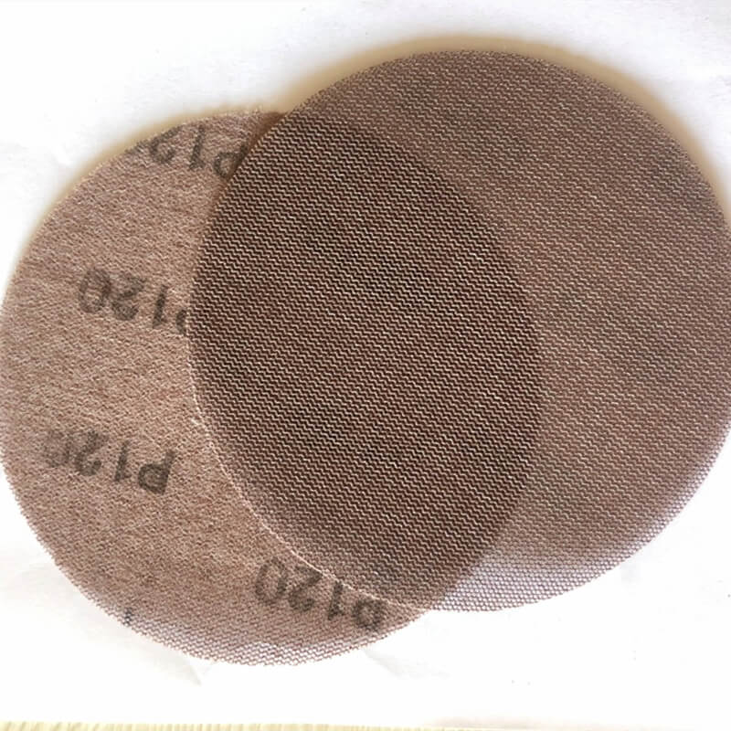 Net velcro abrasive disc
