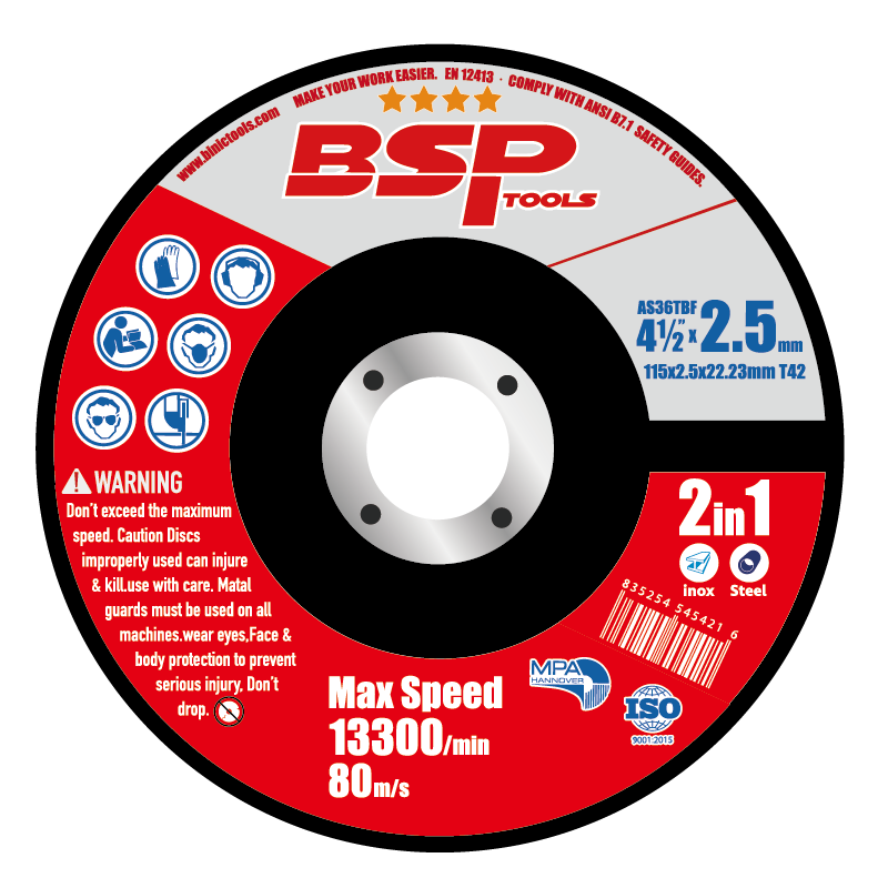 BSP Cutting Wheel for steel & inox 2.5mm