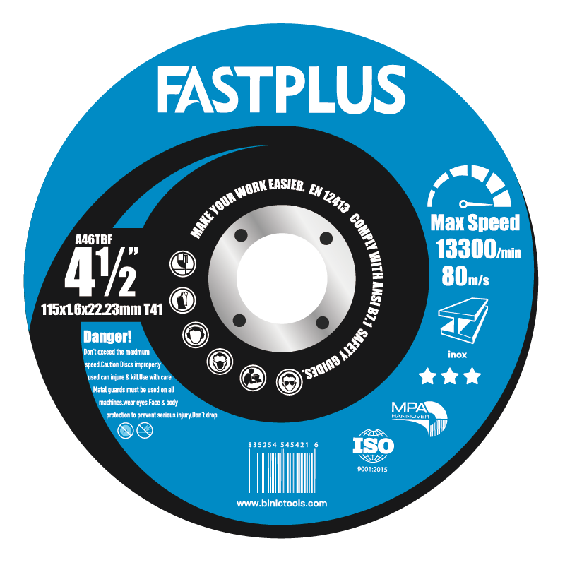 Fastplus Thin Cutng Wheel For Stainless steel 1.0-1.9mm