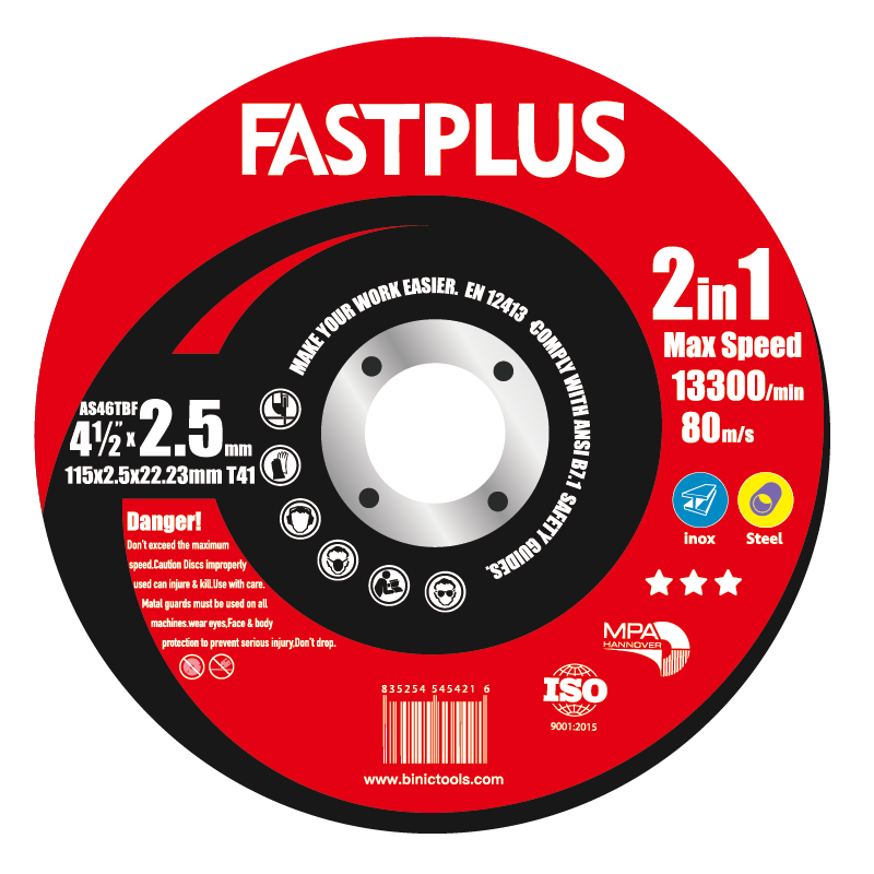 Fastplus Thin Cutng Wheel For Stainless steel 2.5mm